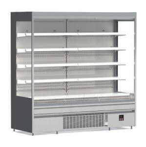 Open Front Commercial case Open Display ตู้เย็น Air Cooled 608L 912L 1200L