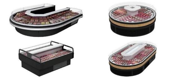 Air Cooled Meat Display ตู้เย็นตู้โชว์เนื้อสัตว์เพื่อการพาณิชย์