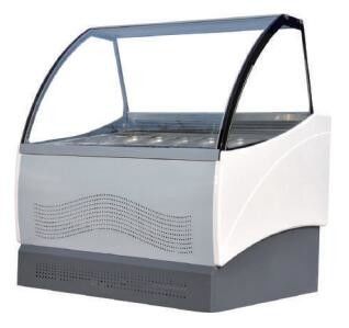 MC16 ตู้โชว์ไอศกรีมเจลาโต้ Air Cooled R404a R290