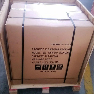 Ss316 เครื่องทำน้ำแข็งก้อน Sk-280p Commercial Small Large Capacity Ice Storage