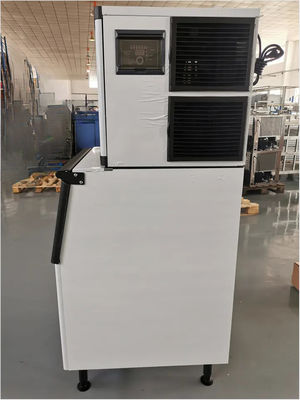 เครื่องทำน้ำแข็งใสฆ่าเชื้ออัตโนมัติ UV SK-500P เครื่องทำน้ำแข็งสแตนเลสร้อนหวานขนาดเล็ก 500กก