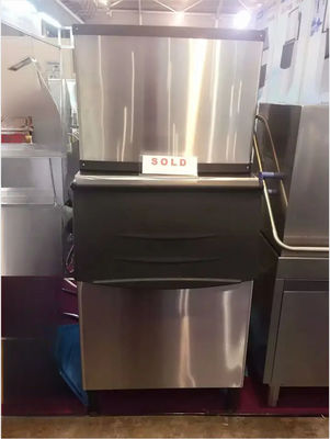 เครื่องทำน้ำแข็งใสฆ่าเชื้ออัตโนมัติ UV SK-500P เครื่องทำน้ำแข็งสแตนเลสร้อนหวานขนาดเล็ก 500กก