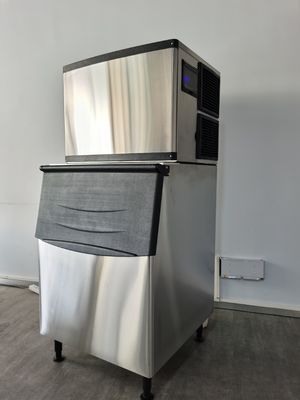 เครื่องทำน้ำแข็งก้อนอัตโนมัติเชิงพาณิชย์ร้านอาหารหม้อไฟฆ่าเชื้อ UV 190กก./24