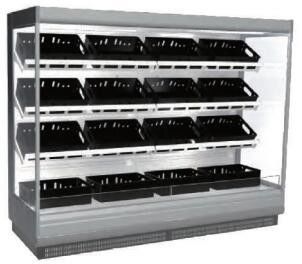 รีโมทประเภทผักผลไม้ Open Merchandiser Open Display Case