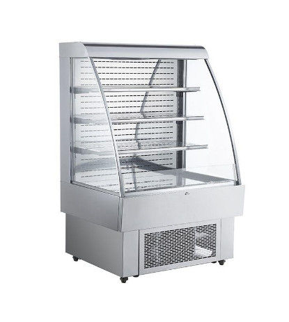 380L R404a R290 Food to go Chiller Ventilated Cooling System ร้านสะดวกซื้อซูเปอร์มาร์เก็ต