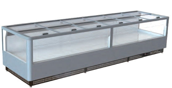 Remote Type Island Freezer ตู้แช่โชว์ทรวงอก ฝากระจกเลื่อน ตู้แช่ไอส์แลนด์เปิดด้านบน