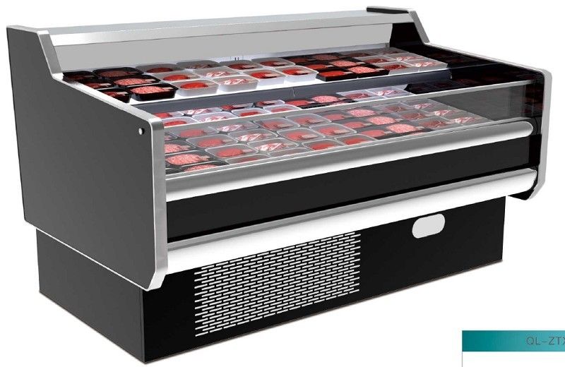 การออกแบบชั้นวางคู่ MC3 ซูเปอร์มาร์เก็ต เนื้อ Deli Display Case ร้านขายเนื้อ ร้านสะดวกซื้อ